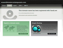 Tablet Screenshot of ensembleintercontemporain.com